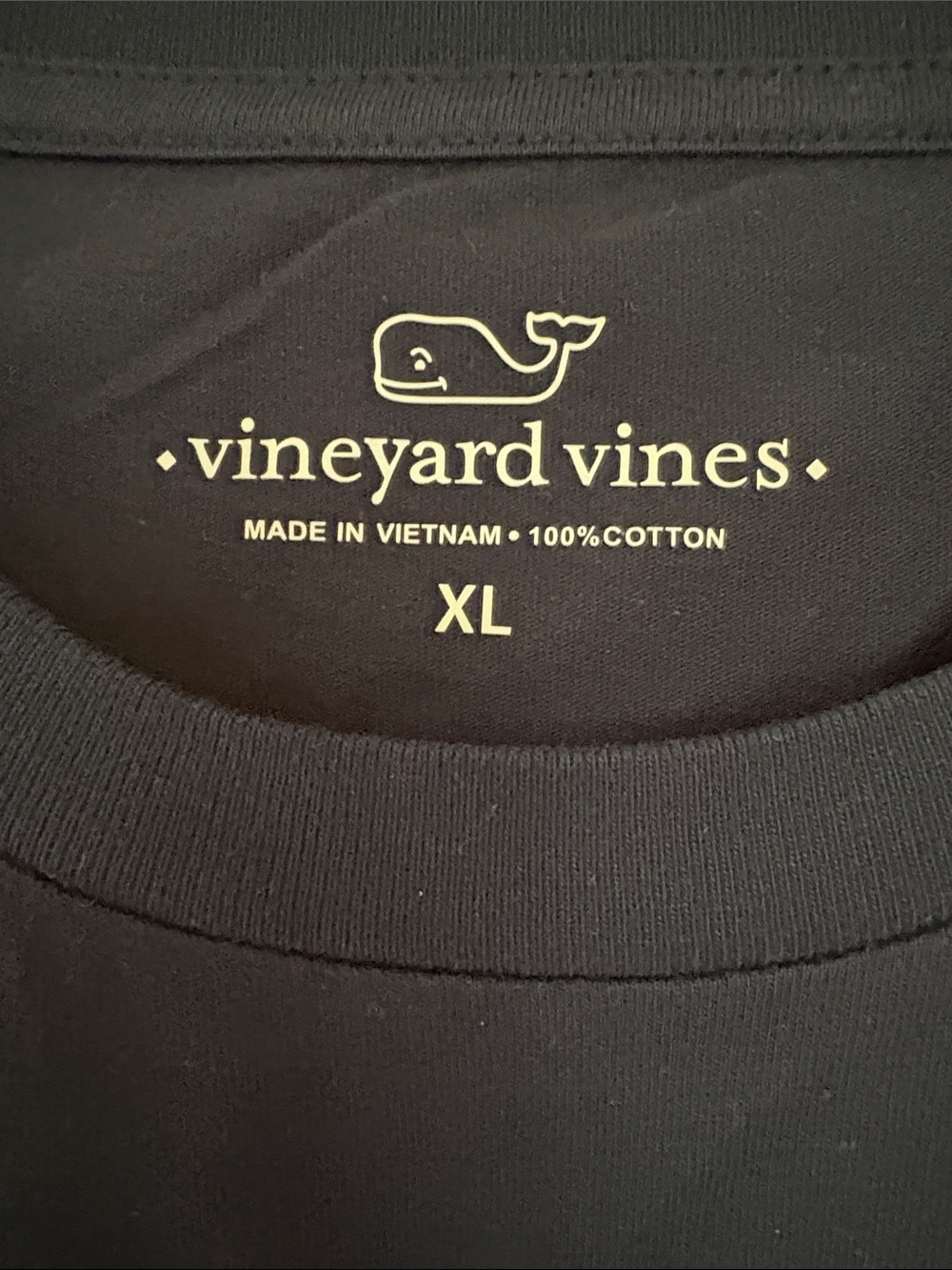 Vineyard Vines Men's Long-Sleeve Pocket Tee — Navy Blue - Picture 2 of 7